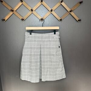 Mango vintage Y2K Plaid Pleated Skirt